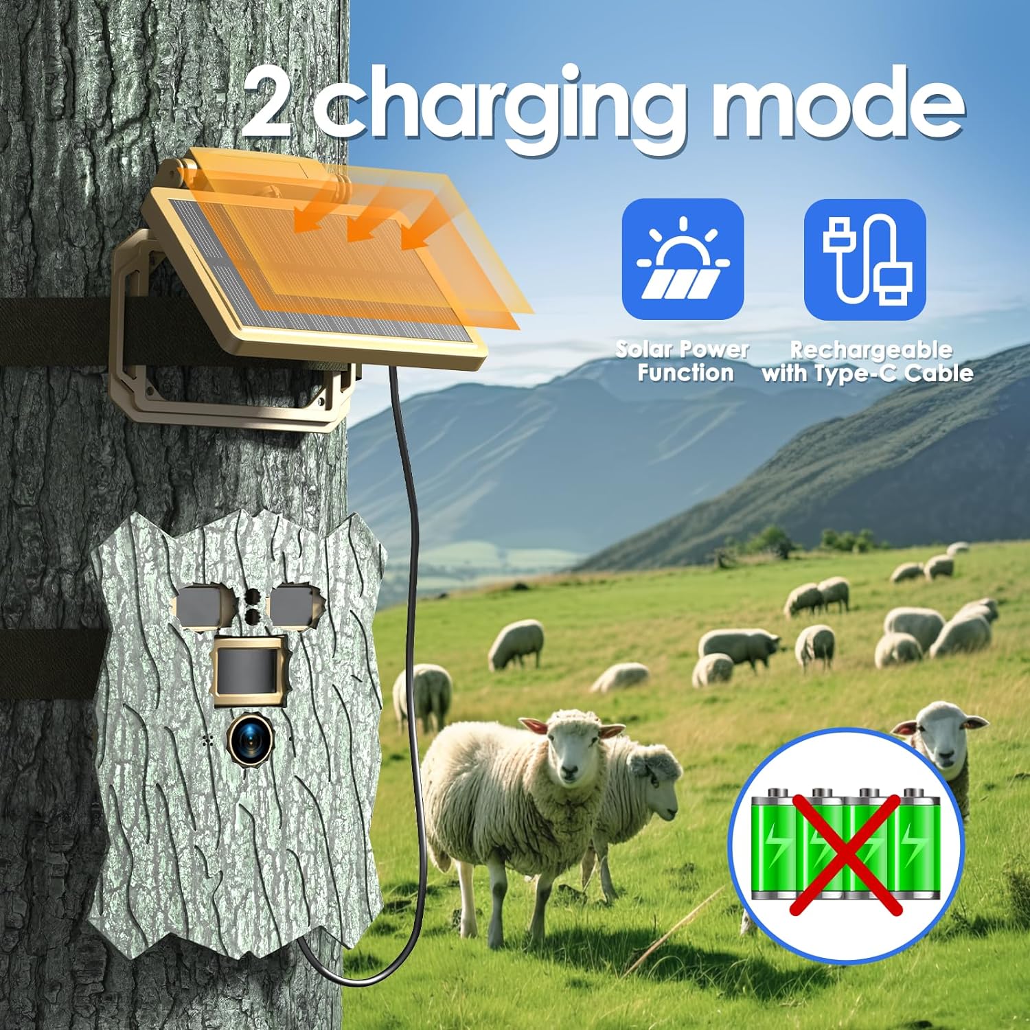 48MP Ultra-Thin Solar WiFi Hunting Camera with Motion Activated (5)