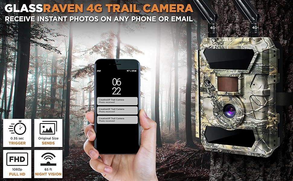 4G LTE Cellular trail camera