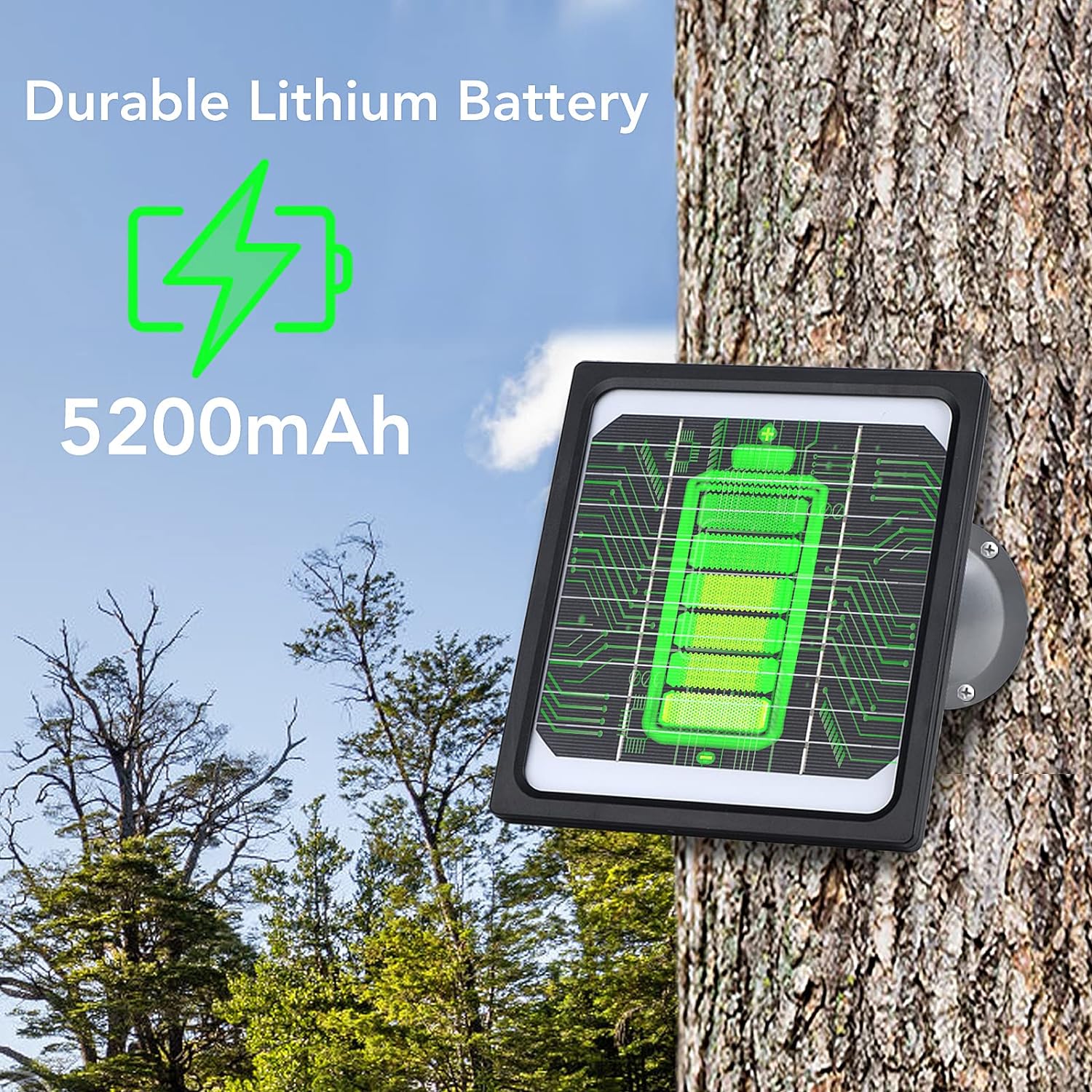hunting camera solar charger